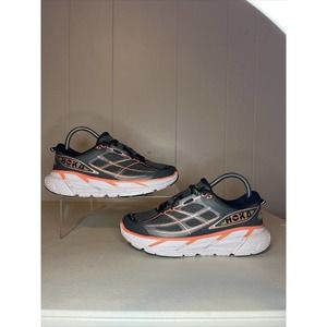 Hoka One One Clifton 2 Womens 7.5 Grey/Orange
